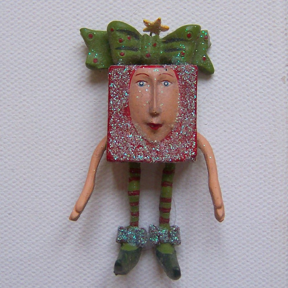 Quirky and Unique Holiday Christmas Brooch